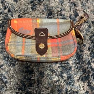 Dooney and Bourke Tartan Clutch Vintage